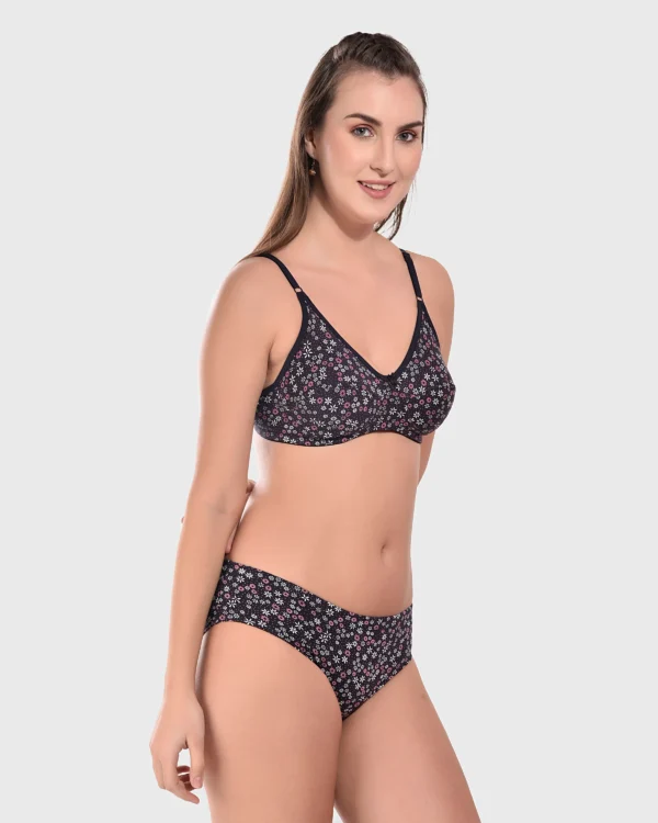 Non-Wired Full Coverage Everyday Bra Panty Set