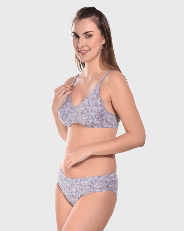 Non-Wired Full Coverage Bra Panty Set