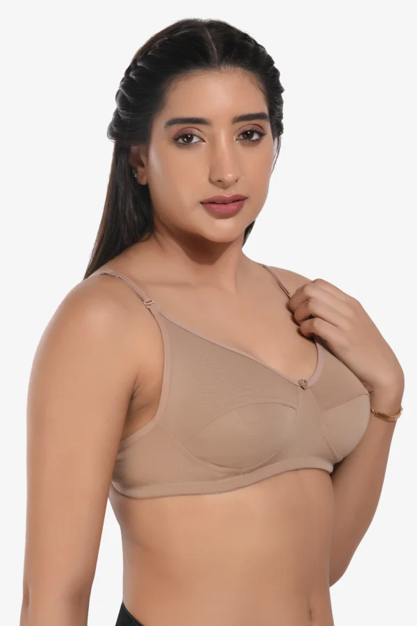 Women Non Padded sandalwood Everyday Bra - Image 3