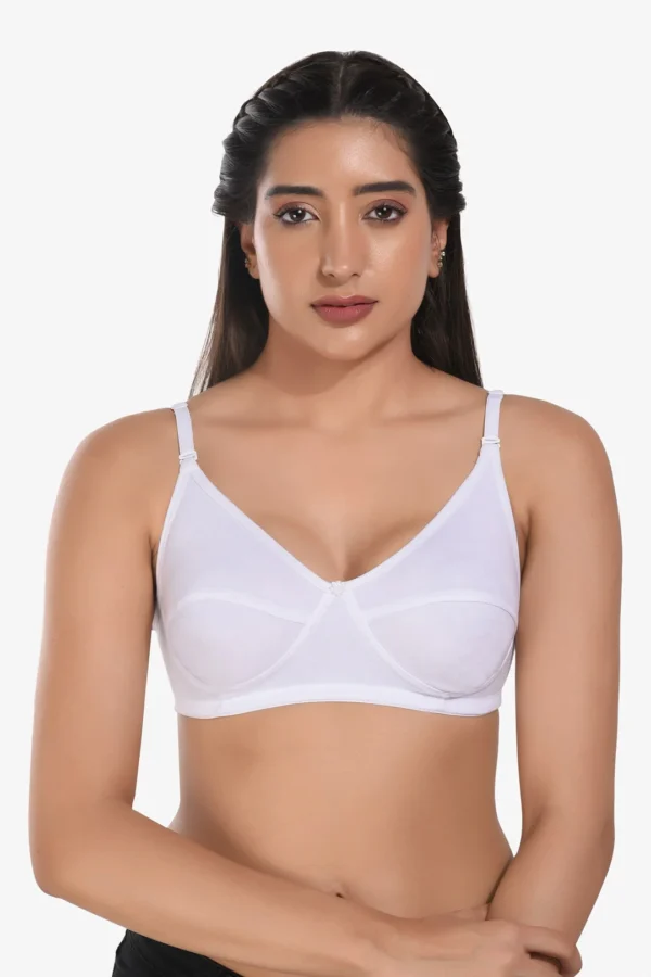 Women Non Padded White Everyday Bra