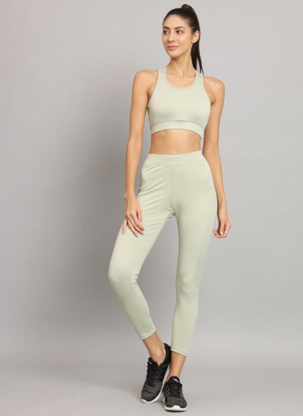 Sports Bra Legging Fill Set - Pista Green