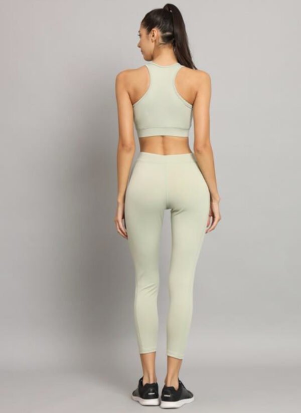 Sports Bra Legging Fill Set - Pista Green - Image 2