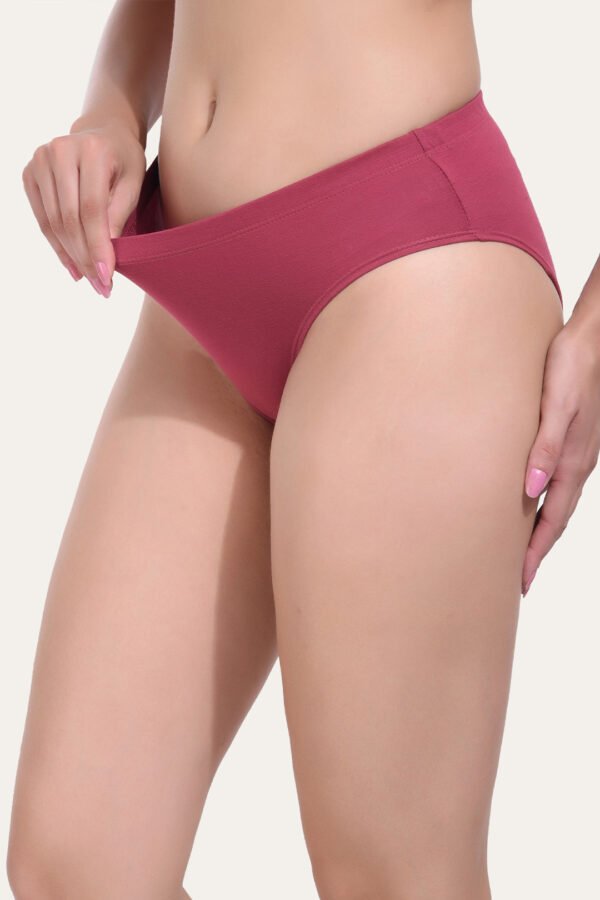 Low Rise Anti Odour Pure Cotton Hipster Panty for women - Image 3