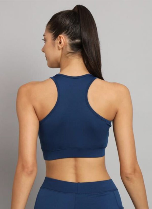 Air Force Blue Sports Bra for Active Comfort - Image 3