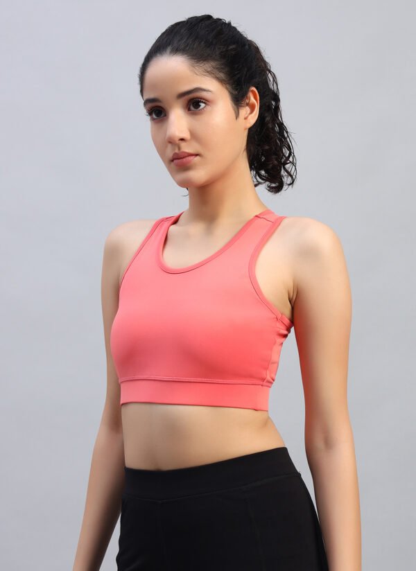 Soft Peach Sports Bra for Everyday Style - Image 5