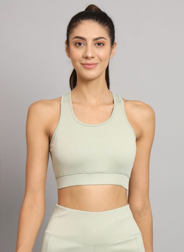 Refreshing Mint Green Sports Bra for a Cool Vibe