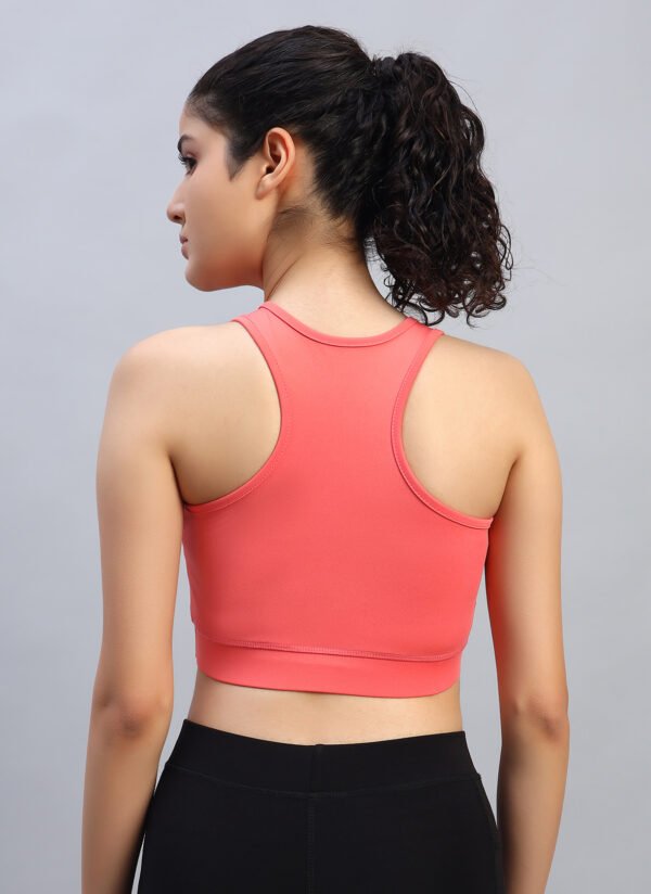 Soft Peach Sports Bra for Everyday Style - Image 3